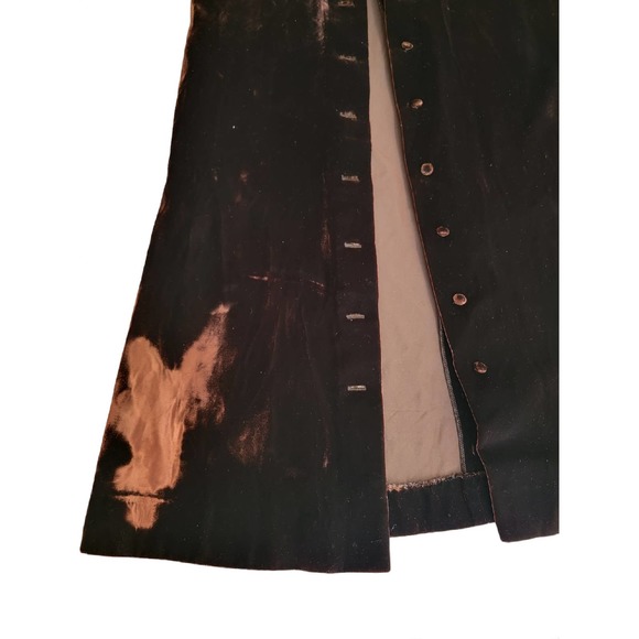Halloween costume long velvet coat with flaw - Picture 5 of 5